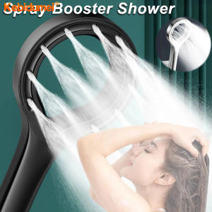 Kebidumei Heart Ring Spray Booster Shower Heads High Pressure Shower Head Home Shower Sets Bathroom Rain Shower Mixer Bathroom Accessories