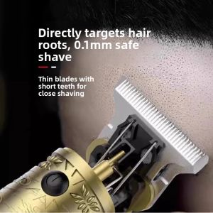 MONLEYTA | German Dual-Purpose Electric Shaver Hair Clippers Mens Special Clipper Bald Head God Tool Wireless Charging Quick Cutting