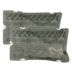 Rhino Rescue 4 Inch Pressure Emergency Bandage Compression Trauma Wound Dressing Medical Combat  First Aid Kit IFAK New Design