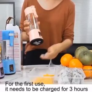 USB Rechargeable Portable Fruit Juicer Blender - HOME DAILYDEPOT