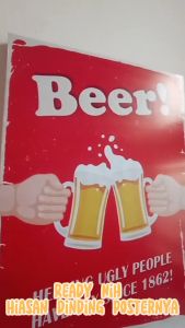 Hiasan Dinding Poster Beer Ad033