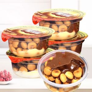 Super Size Chocolate Dip Butter Cookie Children Snacks Big Cup Planet Cup Upgraded Version Tangyuan Chocolate Childhood Memory