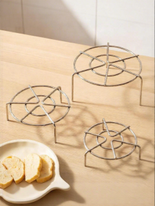 MODERN SWEETHOME | Food Grade 316L Stainless Steel Steam Rack Mini Support Stand