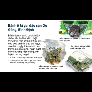HCM-(HÀNG GIAO KÊNH 2 GIỜ) 10 BÁNH ÍT LÁ GAI ĐẶC SẢN BÌNH ĐỊNH BÌNH ĐỊNH (BÁNH GÓI LÁ CHUỐI) (có 2 loại: bánh nóng ăn liền và bánh sống cấp đông) - Lazada