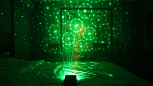COD SOWIXE Lampu Disco led putar full warna sensor suara musik dj Proyektor RGB 60 Patterns 240V