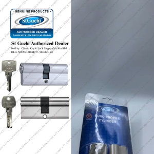 St Guchi Euro Profile Cylinder Mortise Door Lock Single or Double Key Size 50mm - 60mm - 70mm