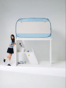 Pre-installed Curtains for Dormitory Bunk Beds With Skylight