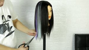 SK-K144 Wig Jepit Rambut Palsu Lurus Panjang Single Hair Extention Colourful Wanita / Klip Wig Rambut Palsu Cewek Korea Warna Warni Hair Clip Import