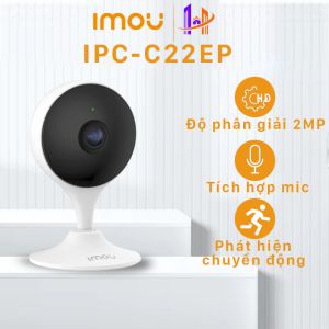 (Tặng Hộp Box) Camera IP Wifi Trong Nhà IMOU C22EP 2MP / C32EP 2K 3MP (Bản Nâng Cấp C22EP 1080P) - Gốc Rộng Chuẩn nén H.265 Đàm Thoại 2 Chiều