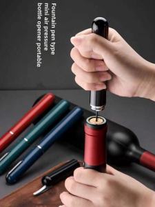 Portable Air Pressure Pen Shaped Wine Bottle Opener Handy Home Use Cliton Brand Wine Opener Tool for Red Wine