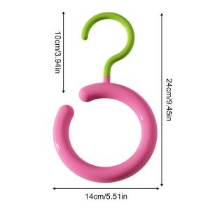 1PC Circles Ring Hat Hanger Storage Hook Baseball Cap Organizer Scarf Towel Tie Storage Holder For Closet Bedroom Saving Space