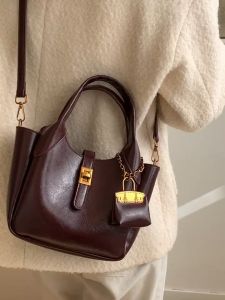 LAHENK Tas Selempang Wanita Tas Jinjing Tas Bahu Tas Model Simple Elegan
