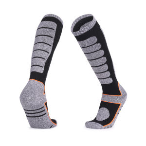 Outdoor Single Double Board Ski Socks Men and Women Neutral Heattech Winter Knee High Thick Towel Bottom Hiking Hiking Cotton Stockings