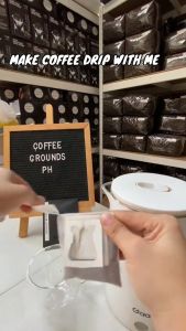 Wholesale Coffee Drip Bags (25pcs) in Airtight Resealable Pouch by Coffee Grounds PH