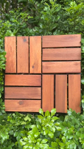 Combo 10 tấm sàn gỗ tự nhiên vỉ nhựa lót sàn IKEA kháng khuẩn thoát nước nhanh chóng - Gỗ nhựa lót sàn nhà tắm ban công sân thượng ngoài trời giá rẻ