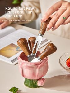 Baroquehouse | Cute Household Fruit Cake Fork Set