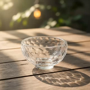 Chén Uống Trà Pha Lê 30ml – Ly Mini Hoa Văn Kim Cương Trong Suốt Kiểu Nhật