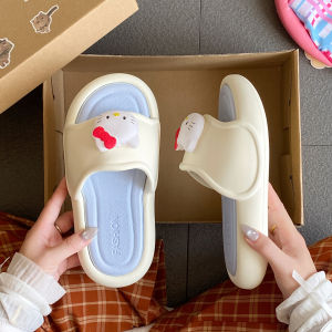 Songxiaoke Casual Indoor Summer Anti-Slip Odor-Resistant Soft Bottom Slippers Womens Style Home Outdoor Wear EVA Flat Heel