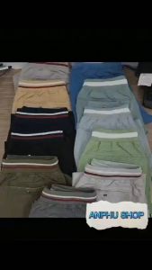 Giảm giá 20% - Quần short lửng kaki nam chất mềm mịn có dây rút