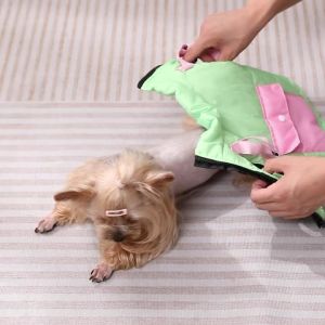 Puppy Clothes with Harness Winter Warm Dog Jacket for Small Medium Dogs Cats Apparel Chihuahua French Bulldog Pug Pet Costume