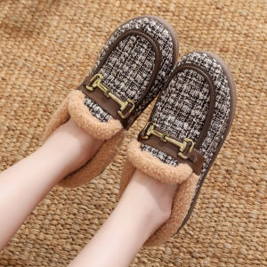 Winter New Arrival Fleece-lined Warm Doug Shoes Thick Sole Fashion Cotton Shoes Soft Bottom Non-Slip Snow Boots Womens Short Boots Cotton Shoes Women