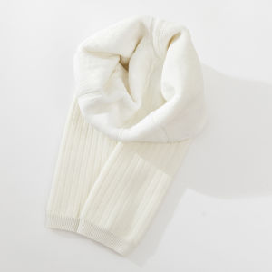 Babys Tights Fall and Winter Cashmere Vertical Stripes Warm-Keeping Pants Girl Leggings Infant Fleece-lined Thickened Warm Pants