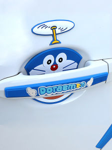 Car Door Bowl Stickers Anti-Collision Strip Handle Protection Decal Cartoon Mirror Decorative Film Car Accessories PVC Material