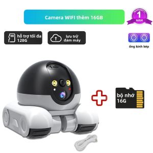 Camera IP 6MP 4K Hai Ống Kính Wifi 5G Nhà Thông Minh Tự Động Theo Dõi Camera Giám Sát Không Dây Camera Giám Sát Trẻ Em Zoom Quang Học 4X Trong Nhà/ngoài Trời