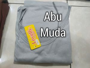 Singlet Panjang Tunik Wanita Dewasa Dress Kamisol Panjang Tanktop Tunik Kaos Dalam Duster Ukuran L