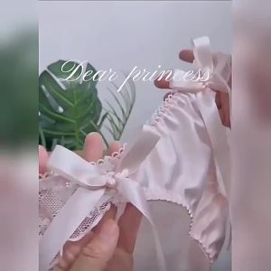 ชุดชั้นในผู้หญิงญี่ปุ่น Pure Desire โบว์เซ็กซี่ เอวต่ำ ลูกไม้บางโปร่งใส กางเกงในยกสะโพก