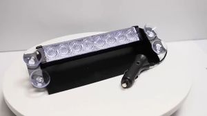 【In stock】Car 8 LED Red/Blue Police Strobe Flash Light Dash Emergency Flashing Light Multicolor