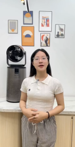 Máy lọc không khí Quạt tuần hoàn cao cấp MILUXURY X6 Gen 2 công suất 66w Màng lọc hepa H13
