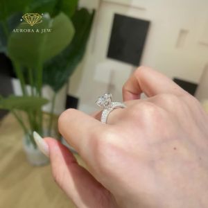 ✨COD✨cincin wanita couplefree boxAnti LunturDapat DiaturGaya KoreaHadiah Pasanganwedding ringhigh quality81