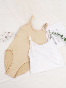 Childrens Dance Base Underwear Strapless Bodysuit Performance Invisible Tight Practice Suit Girls Dance Costume Base Shirt