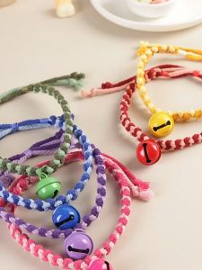 KNIT Kolar Kucing Pet Collar with Bell 15-45CM 铃铛吊坠项圈