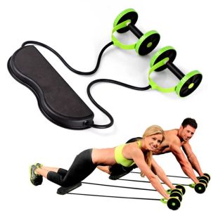 RL Revoflex Xtreme Roller Abdominal Wheel AB Trainer Exercise Work Out Gym AB Rollers Fitness Equipment