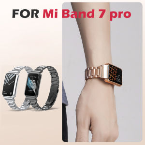 Metal Strap For Xiaomi Mi Band 7 Pro Strap Metal Stainless Steel Bracelet 7Pro Replacement Wristband
