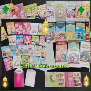 (10PCS) ANGPAO LEBARAN IDUL FITRI TERBARU / AMPLOP EID MUBARAK LABUBU / ANGPAO IDULFITRI KARAKTER LUCU / ANGPAO MASJID / AII8922