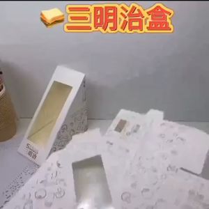 Ready stock MSIA!!Sandwich Box Clear Window/Disposable /Food Packaging/Premium Quality/Tapau Plastik /Food Grade Plastic