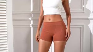 FINETOO | 2 Chiếc Nữ Cotton Màu Trơn Thể Thao Võ Sĩ Liền Mạch Cao Cấp Thoáng Khí Quần Lót Ấm Cúng Quần Lót S-XXL Boyshort Quần Lót