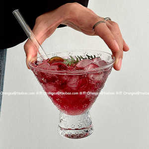 แก้วน้ำใสทรงกลมพิมพ์ลายนูนหิมะแก้วกาแฟเย็นแก้วน้ำโซดาแก้วเครื่องดื่มแบบย้อนยุคสไตล์ย้อนยุคจากจีนแผ่นดินใหญ่