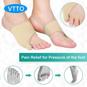 VTTO 1คู่ รองปูมู หัวแม่ เท้า ช่างตัด เสื้อ แผ่น เฝือก สำหรับ ยืด หัวแม่ มือ นิ้ว เท้า พิ้ง กี้ ตา ปลา เล็ก น้อย พร้อม ป้องกัน การลื่น