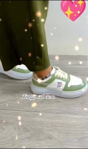 HILLARY Sneakers Sepatu Wanita Gaya Korean Style Untuk Outdoor