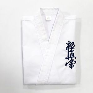 Quần Áo Karate cực kỳ thực sự dành cho người lớn trẻ em bảy điểm tay áo cạnh tranh quần áo cotton vải polyester quần áo vải bông dây trắng
