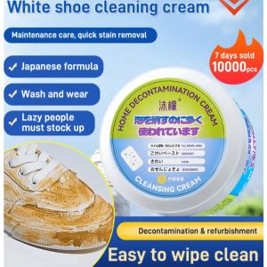 Shoe Cleaning Cream Stubborn Japanese Stain Dirt Remover Eliminate Yellowing No Wash Sofa Steel Glass Multi Purpose Cleaner
