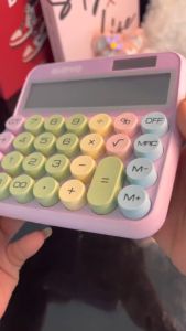 เครื่องคิดเลข 12 หลัก จอ LCD การคำนวณแท้ง่าย ใช้งานง่าย