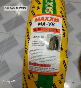 LỐP XE MAX XIS (CHÍNH HÃNG) 80/90-14 VÀ 90/90-14 gai bám đường chất lượng.