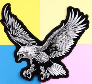 SM Big The Fraternal Order of Eagles Patch for Clothes Hot Melt Adhesive DIY Embroidered ATE Eagle Kuya Bull Philippine Apparel Sewing Accessories Clothing Jewelry A276