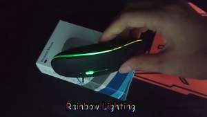Mouse Wireless Rechargeable Led RGB 2.4G+ Bluetooth 800/1200/1600DPI 2Mode led For PCLaptop.