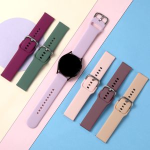 22mm 20mm Silicone Strap For Samsung galaxy watch 6/5/4 band 44mm 40mm watch 6 classic band 43mm 47mm Active 2 Band Gear 3 sport bracelet samsung Galaxy Watch4 46mm 42mm